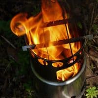 TBS Salamander Wood Burning Stove & Zebra Billy Can Set